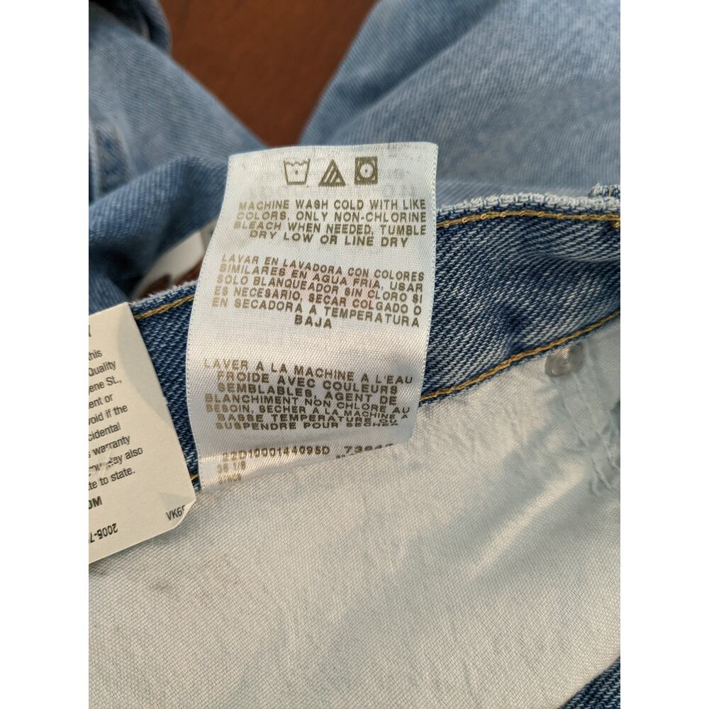 Wrangler Jeans Straight Leg 36x32 Apollo Blue Men Regular Fit Soft Strong Rugged - Picture 8 of 11